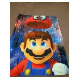 Super Mario throw blanket 50x38 inches