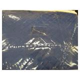 Quilt Set Coverlet Twin Size Navy blue varies from stock photo may not have shams