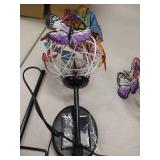 Solar Lights Outdoor Butterfly Lights Garden Decorative Solar Stake Lights with Butterflies Decor Powered Waterproof for Garden Yard Pathway 2 Pack