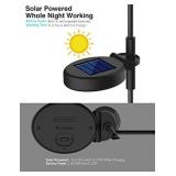 Solar Lights Outdoor Butterfly Lights Garden Decorative Solar Stake Lights with Butterflies Decor Powered Waterproof for Garden Yard Pathway 2 Pack