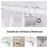 Super Mario 4PCS Bathroom Rugs Set Shower Curtain Non-Slip Toilet Lid Mat Cover may vary from stock photo