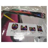 Super Mario 4PCS Bathroom Rugs Set Shower Curtain Non-Slip Toilet Lid Mat Cover may vary from stock photo