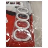 Super Mario 4PCS Bathroom Rugs Set Shower Curtain Non-Slip Toilet Lid Mat Cover may vary from stock photo