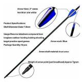 DOSTYLE Archery Takedown Bow and Arrow Set Hunting Long Bow Kit for Outdoor use may vary from stock photo