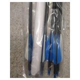 DOSTYLE Archery Takedown Bow and Arrow Set Hunting Long Bow Kit for Outdoor use may vary from stock photo