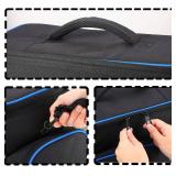 DRZERUI Carrying Case for PS5, Travel Bag for Playstation DualSens Controller, PS5 Games, Console Base and Gaming Accessories