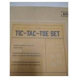 Refinery and Co. 10 Piece Premium Solid Wood Tic-Tac-Toe Board Game, Giant Gold 14Ã® Outdoor/Indoor Party Set Toy For Children/ Adults, Perfect For Backyard Entertainment, Classic Coffee Table Home 