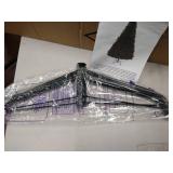 7ft Artificial Christmas Tree Xmas Pine Tree with Solid Metal Legs Perfect for Indoor and Outdoor Holiday Decoration, Green comes with one set of led string lights