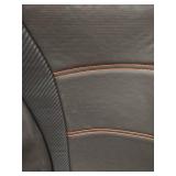 CAR PASS Car Seat Cushion Protector Black Leather Universal Waterproof Fit Cars single seat