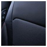 CAR PASS Car Seat Cushion Protector Black Leather Universal Waterproof Fit Cars single seat