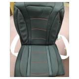 CAR PASS Car Seat Cushion Protector Black Leather Universal Waterproof Fit Cars single seat