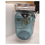 Mason Jar Lights Hanging, Cordless Lanterns for Patio, Battery Operated Tabletop Lamp with LED Bulb, Outdoor Indoor Decor for Garden Camping Picnic Party Fireplace Hallway Stairs (2 Pack-with Timer