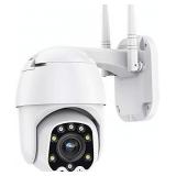 Outdoor PT WiFi IP Security Camera 1080P Home Surveillance Camera Pan/Tilt Two-Way Audio Motion Detection Color Night Vision SD Recording Auto Tracking AT-200DW