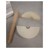 Fermentation Crock Jar 5 Liter / 1.3 Gallon - Stoneware Pot for Fermenting, Pickling Kimchi, Pickles, Vegetables, Kombucha - Glazed Fermenter with Stone Weights, Lid & Pickle Tamper