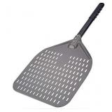 Perforated Pizza Peel, Rectangular Pizza Turning Peel, Professional Anodized Aluminum Turning Pizza Paddle
