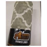 Gorilla Grip Original Smooth Top Slip-Resistant Drawer and Shelf Liner, Non Adhesive Roll, 17.5 Inch x 20 FT, Durable Kitchen Cabinet Shelves Liners for Kitchens Drawers, Quatrefoil White Gray