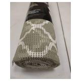 Gorilla Grip Original Smooth Top Slip-Resistant Drawer and Shelf Liner, Non Adhesive Roll, 17.5 Inch x 20 FT, Durable Kitchen Cabinet Shelves Liners for Kitchens Drawers, Quatrefoil White Gray