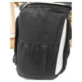 2 in 1 Insulated Rolling Cooler Backpack with Wheels Roller Bag, Insulated Leak Proof, Roller Backpack Lunch Bag for Men and Women, Camping, Picnics, Hiking, Insulated Roller Bag - Fits 40 Cans does h