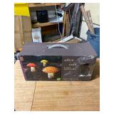 3-Pack Red/Yellow/Orange Solar-Powered LED Path Lights