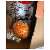 3-Pack Red/Yellow/Orange Solar-Powered LED Path Lights