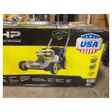 RYOBI 40V HP Brushless 21 in. Cordless Battery Walk Behind Self-Propelled Lawn Mower with (2) 6.0 Ah Batteries and Charger