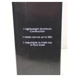 NIB 61" Aluminum Field Easel with Carrying Case