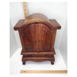 Old Jewelry Box. Solid & Possibly Homemade. Great Shape. missing drawer guides & 2 pull rings. Must see to appreciate.