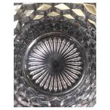 Heavy Vintage Pitcher + Five 12 oz Glasses. Grape Leaf & Grapes Embossed on the Bottom of Glasses: Beautiful Condition