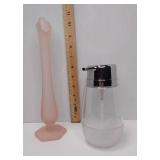 Misc Lot: RPM Cologne, Cargo Net, Travel Kit, Pump Dispenser & Peach Vase