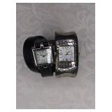 2 Watches. 1 Merona Cuff & 1 Coldwater Creek with a Wrap Watch Band