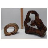 Unique Natural Wood Art. Sealed and Ready to Display