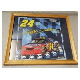 Jeff Gordon #24 Frame Picture-18"X22"