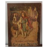 Grape Nuts Memorabilia Picture - 23"X17"