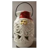 Porcelain Santa Bucket - 18-1/2"X11"