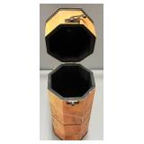 Home Décor, Vintage Style Port Container- 12"X4-1/2"