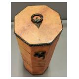 Home Décor, Vintage Style Port Container- 12"X4-1/2"