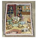 Teddy Bear Tapestry- 72"X54"