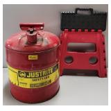 5 Gallon Gas Can, Step-13"X9"