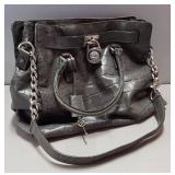 Lg. Michael Kors , Gray Alligator Purse
