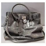 Lg. Michael Kors , Gray Alligator Purse