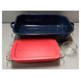 Pyrex Cake Plate W/Lid,