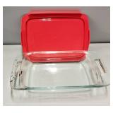 Pyrex Cake Plate W/Lid,