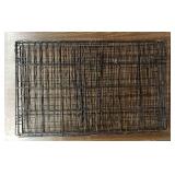 Metal Dog Kennel, W-22", L-36" & H-24-1/2"