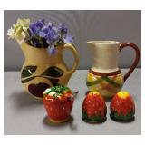 Strawberry Salt & Pepper Shakers