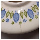 Ceramic Pie Pan, (Tea Pot has small crack, shown in photo)