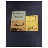 Multiple Classic Atlas books, US, World , And Reference Guides for 747,757, C135.