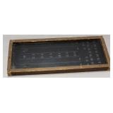 Cricket Score Board- 23"X9", Cabin Picture- 17-1/2"X 6"