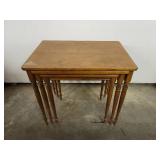 Solid Wood Nesting Tables.