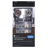 Vintage 1960"s Akai Reel to Reel Tape Recorder (operational) (Handle is Broken On Case)