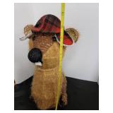 Vintage Christmas Dog Decoration